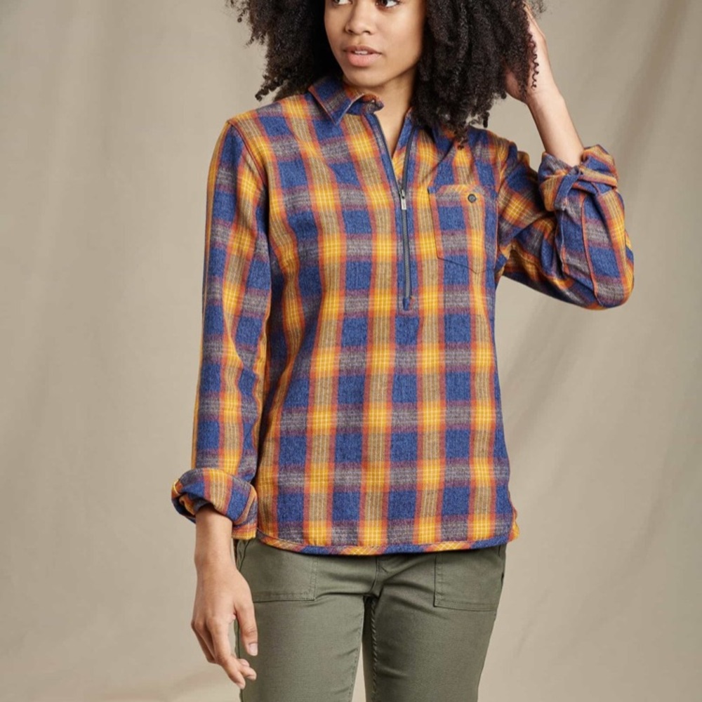 Toad&Co Bodie 1/4 Zip Flannel